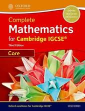 Core mathematics for Cambridge IGCSE. Student book. Con espansione online