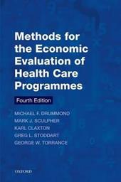 Methods for the Economic Evaluation of Health Care Programmes