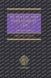 EU Social and Employment Law 2E