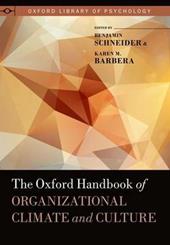 The Oxford Handbook of Organizational Climate and Culture