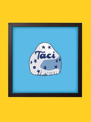 Stampa Taci, 20 x 20 cm  Timidessen 2025 | Libraccio.it