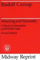 Meaning and Necessity - Rudolf Carnap - Libro The University of Chicago Press | Libraccio.it
