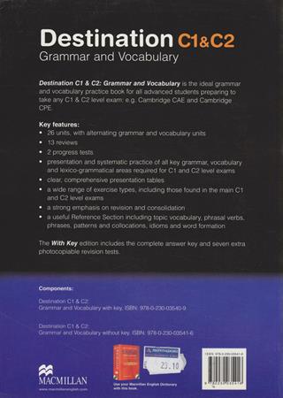 Destination C1 & C2. Grammar and vocabulary. Student's book. Without key. - Steve Taylore-Knowles, Malcolm Mann - Libro Macmillan 2008 | Libraccio.it