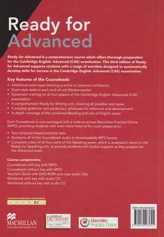 Ready for advanced. Student's book without key. Per le Scuole superiori. Con CD Audio. - Roy Norris, Amanda French - Libro Macmillan 2014 | Libraccio.it