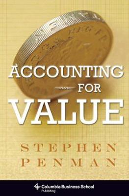 Accounting for Value - Stephen Penman - Libro Columbia University Press | Libraccio.it