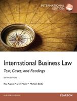 International Business Law - Ray August, Don Mayer, Michael Bixby - Libro Pearson Education Limited | Libraccio.it