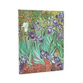 Agenda accademica Paperblanks, 2026 Van Gogh&#146;s Irises 18 mesi Ultra, orizzontale