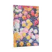 Agenda Paperblanks, 2026 Monet&#146;s Chrysanthemums 12 mesi Maxi, orizzontale