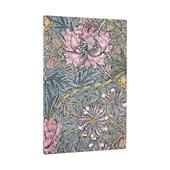 Agenda Paperblanks, 2026 Morris P. Honeysuckle 12 mesi Flex Maxi, orizzontale