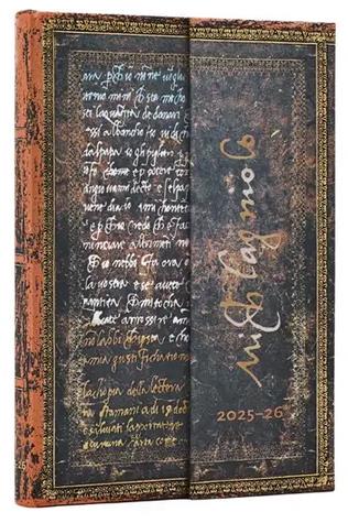 Agenda accademica Paperblanks, 2026 Michelangelo, Handwriting 18 mesi Mini, orizzontale  Paperblanks 2025 | Libraccio.it