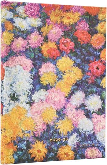 Agenda accademica Paperblanks, 2026 Monet&#146;s Chrysanthemums 18 mesi Midi, orizzontale  Paperblanks 2025 | Libraccio.it