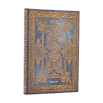 Agenda Paperblanks, 2026 Blue Luxe 12 mesi Mini, orizzontale  Paperblanks 2025 | Libraccio.it