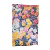 Agenda Paperblanks, 2026 Monet&#146;s Chrysanthemums 12 mesi Mini, orizzontale