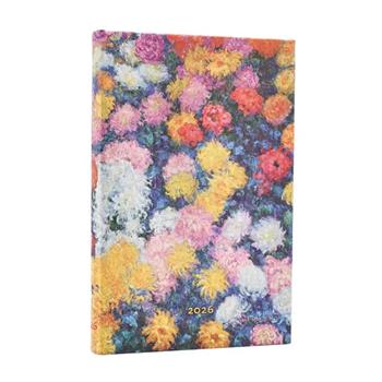 Agenda Paperblanks, 2026 Monet&#146;s Chrysanthemums 12 mesi Mini, orizzontale  Paperblanks 2025 | Libraccio.it