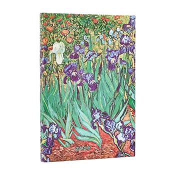 Agenda Paperblanks, 2026 Van Gogh&#146;s Irises 12 mesi Mini, orizzontale  Paperblanks 2025 | Libraccio.it
