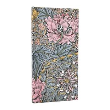 Agenda Paperblanks, 2026 Morris Pink Honeysuckle 12 mesi Slim, orizzontale  Paperblanks 2025 | Libraccio.it