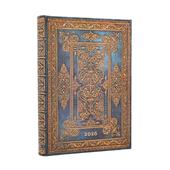 Agenda Paperblanks, 2026 Blue Luxe 12 mesi Midi, giornaliera