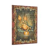 Agenda Paperblanks, 2026 Fratelli Grimm Frog Prince 12 mesi Midi, orizzontale