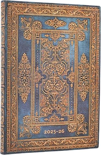 Agenda accademica Paperblanks, 2026 Blue Luxe 18 mesi Flex Midi, orizzontale  Paperblanks 2025 | Libraccio.it