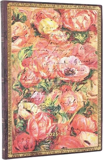 Agenda accademica Paperblanks, 2026 Renoir Letter 18 mesi Flex Midi, orizzontale  Paperblanks 2025 | Libraccio.it