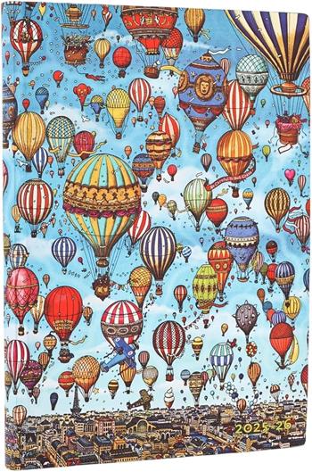 Agenda accademica Paperblanks, 2026 Balloon Festival 18 mesi Flex Midi, orizzontale  Paperblanks 2025 | Libraccio.it