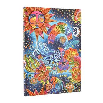 Agenda Paperblanks, 2026 Celestial Magic 12 mesi Flex Midi, orizzontale  Paperblanks 2025 | Libraccio.it