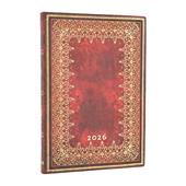 Agenda Paperblanks, 2026 Foiled 12 mesi Flex Midi, orizzontale