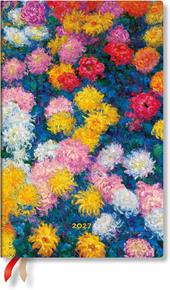 Agenda 2027 12 mesi, Monets Chrysanthemums, Maxi, Vertical