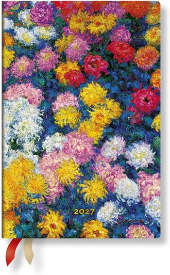 Agenda 2027 12 mesi, Monets Chrysanthemums, Mini, Horizontal  Paperblanks 2026 | Libraccio.it