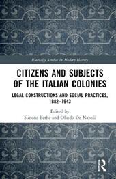 Citizens and Subjects of the Italian Colonies