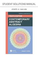 Student Solutions Manual for Gallian's Contemporary Abstract Algebra - Joseph A. Gallian - Libro Taylor & Francis Ltd, Textbooks in Mathematics | Libraccio.it