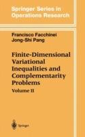 Finite-Dimensional Variational Inequalities and Complementarity Problems - Francisco Facchinei, Jong-Shi Pang - Libro Springer-Verlag New York Inc., Springer Series in Operations Research and Financial Engineering | Libraccio.it