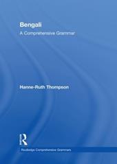 Bengali: A Comprehensive Grammar