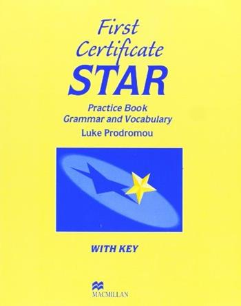 First certificate star. Workbook. With key. - Luke Prodromou - Libro Edumond 1998 | Libraccio.it