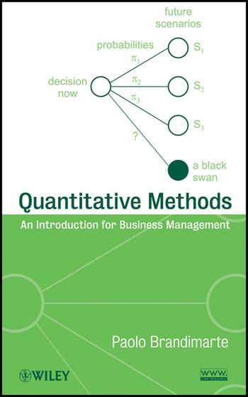 Quantitative Methods - Paolo Brandimarte - Libro John Wiley & Sons Inc | Libraccio.it