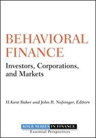 Behavioral Finance  - Libro John Wiley & Sons Inc, Robert W. Kolb Series | Libraccio.it