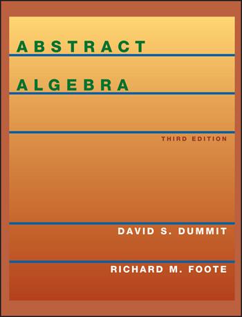 Abstract Algebra - David S. Dummit, Richard M. Foote - Libro John Wiley & Sons Inc | Libraccio.it