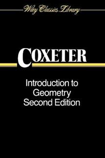 Introduction to Geometry - H. S. M. Coxeter - Libro John Wiley & Sons Inc, Wiley Classics Library | Libraccio.it