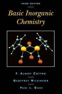 Basic Inorganic Chemistry - F. Albert Cotton, Geoffrey Wilkinson, Paul L. Gaus - Libro John Wiley & Sons Inc | Libraccio.it