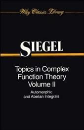 Topics in Complex Function Theory, Volume 2