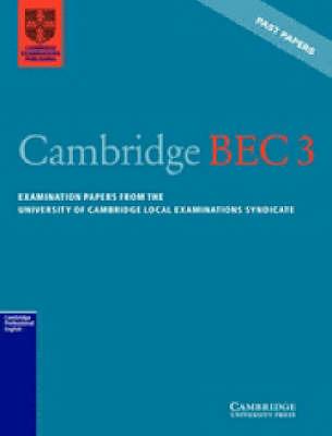 CAMBRIDGE BEC 3 - CAMBRIDGE UCLES - Libro | Libraccio.it