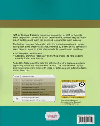 KET for school trainer. Practice tests without answers. - Karen Saxby - Libro Cambridge 2011 | Libraccio.it