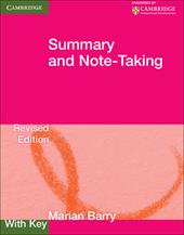 Summary and Note-Taking. Book with key