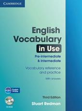 English vocabulary in use. Pre-intermediate and intermediate. Con CD-ROM. Con espansione online