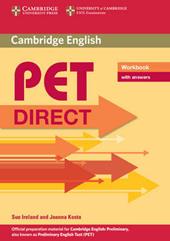 Pet direct. Workbook. With answers. Con espansione online