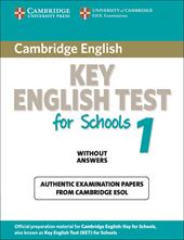 Cambridge key English. Test for school 1.