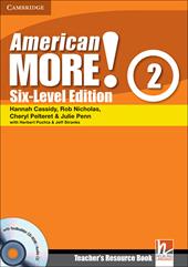 American more! Six. Level edition . Level 2 . Teacher's Resource Book. Con CD-ROM