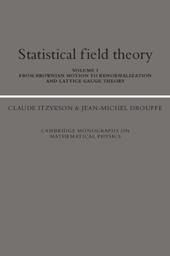 Statistical Field Theory: Volume 1, From Brownian Motion to Renormalization and Lattice Gauge Theory