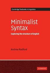 Minimalist Syntax