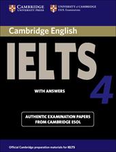 Cambridge English IELTS. IELTS 4 Self-study Student's Book with answers